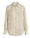 Ivory Paisley Shirt